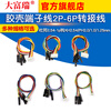Dafuri DuPont 2.54-1p to XH2.54/PH2.0/1.0/1.25mm plastic shell terminal cable 2P-6P adapter cable 1.0mm 5P Bang 2.54-1P 20cm (5 pieces)