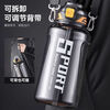 Water cup large capacity high temperature resistant sports kettle for boys and girls summer plastic cup tons of space cups black 1500ml