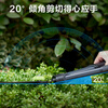 Deli green pruning branch scissors, large scissors, lawn flowers, hedge garden scissors, sapling scissors for fruit tree scissors, wave blade non-slip hedge shears 600mm