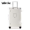Walker Shop luggage 37-open large-capacity aluminum frame trolley case women's thickened multi-functional suitcase 30 inches 32 business cases men's silver 32 inches