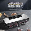 KDISV German vacuum sealing machine household commercial wet and dry fully automatic vacuum packaging machine high-power food antibacterial fresh-keeping machine plastic sealing machine without bagging bacon sausage silver gray - 100 bags