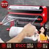 Oraldo Oraldo cling film cutter household two-way cutting box kitchen magnetic cling film quick cutting slide knife 100 meters cling film 3 rolls