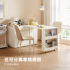 Quanyou Home Cream Style Multifunctional Sideboard Integrated Wall Dining Room Dining Table and Chair Combination Storage Tea Cabinet