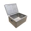 EPP food grade insulated box foam box large commercial fast food stall delivery refrigerated takeaway box 30L gray (bare box) 1