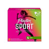 Playtex sports series long catheter playtex tampons flow rate no sensation during menstruation protection no burden when traveling and entering water large flow 18 pieces