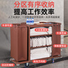 Jucheng Cloth Cart Hotel Property Cleaning Tool Cart Multifunctional Cleaning Cart Trolley Hotel Room Cleaning Work Truck Old Model (Screws on Armrests) Loud Sound