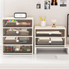 Desktop storage box drawer-type office pen holder box stationery cosmetics storage box organization multi-layer storage rack cabinet 26 sides wide size - flat floor 2 floors