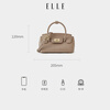 ELLE women's bag 2025 new bag style crocodile pattern handbag commuting versatile shoulder crossbody key bag elephant gray