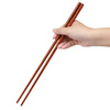Tang Zong Chopsticks, 2 pairs of fragrant sandalwood hot pot chopsticks, 42cm longer, natural solid wood noodles chopsticks C2341
