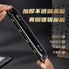 Guoguang 24-hole Guozhimeng imported gongs competition grade polyphonic C harmonica (streamer silver/with teaching materials)