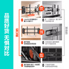 Aige ultra-thin large load-bearing embedded TV retractable hanger 65-100 inches TV bracket suitable for Xiaomi TCL Hisense Skyworth Thunderbird, etc. Avoid the socket and do not block the subwoofer