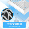 Panxudou square ceiling central air conditioning windshield anti-direct blowing outlet baffle ceiling machine windshield windshield square white 45*45 basic model