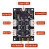 High-speed USB to 4/8-channel TTL module serial port expansion module ch344Q/ch348Q multi-channel UART expansion board USB to 4-channel four-level - with acrylic board - wire delivery + 4 connecting wires