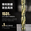 Fujiyue imported LIST6550 extended straight shank cobalt-containing twist drill bit titanium-plated high cobalt deep hole long drill bit L6550P12.5X250