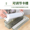 Sawang German cling film cutter food grade three-in-one household disposable cling film cover storage box holder sliding knife type upgraded thickened cling film cutting box food grade PE material 2025 new