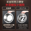Stainless steel basin food grade 316 thickened flat bottom washbasin household rice basin small iron vegetable basin deepened soup basin extra thick 316 stainless steel basin 18CM weighs about 135g