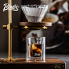Bincoo double-layer coffee cup tasting cup anti-scalding espresso cup milk coffee ice American cup high-value glass cup