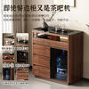 Qiuke solid wood sideboard tea bar machine integrated automatic water supply tea cabinet new style home living room new Chinese style storage cabinet sideboard tea bar machine integrated length 160cm