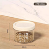 Xincong sealed jar grains kitchen storage food grade special food plastic jar box snack tea storage jar small size 600ml 1 pack