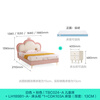 LINSY KIDS Lin's children's bed girl's cloud princess bed single bed princess bed + bedside table * 1 + mattress 1.8 * 2m