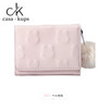 Casa-kupsCK bunny short wallet female Korean version cute small fresh folding mini niche student wallet ins trend pink