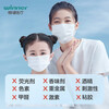 Robust disposable medical surgical masks 100 pieces blue + white cotton inner layer is skin-friendly, breathable, dust-proof and sun-proof