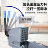 Commercial water press truck mop bucket wash mop squeeze water basket mop press water hotel mobile mop wheeled water truck extra thick 36L red