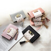 Good and cute ladies wallet 2024 new coin purse wallet female simple ins cute Japanese girl heart versatile small and large wheat ear series short wallet-beige