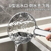 MENGTING water ladle kitchen water ladle deepened and thickened long handle household plastic transparent with spout