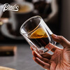 Bincoo double-layer coffee cup tasting cup anti-scalding espresso cup milk coffee ice American cup high-value glass cup