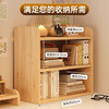 Solid wood bookshelf, storage rack, dormitory desktop storage locker, simple household wall-mounted corner small narrow cabinet, solid wood ecological board丨Lantau color 40CM, simple installation - completed in ten minutes