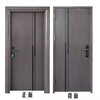 Foshan factory direct sales modern zinc alloy interior door extra thick room door bedroom simple flat door painted door 506 model 88X205x10 inner opening left lock