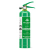 Vehicle-mounted water-based fire extinguisher green portable three-piece set for annual inspection private car small household 2L high temperature explosion-proof dual-use for car and home