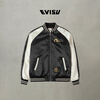 EVISU Fukushen 2025 Autumn Same Trend Logo Embroidered Yokosuka Casual Thickened Jacket for Men and Women Black M