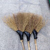 Large broom pure handmade large bamboo broom outdoor large golden branch large broom factory yard sweeping snow large bamboo broom sanitation sweep iron wire reinforced leafless bamboo broom