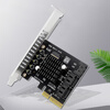 Yue Changsheng PCIe to 5-port SATA3.0 expansion card JMB585 supports cascading TRIM Panhong PH55 full-height bezel