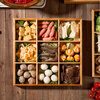 Fengtuoling Japanese hot pot dish nine-grid hot pot platter barbecue shop vegetable tray dried fruit plate snack snacks divided plate nine-point grid hot pot preparation plate/dried fruit plate