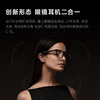 SUPERHEXA AI Smart Glasses Audio Non-AR Real-time Translation Glasses for Going Abroad Wireless Bluetooth Glasses Conference Assistant Square Frame Cat Eye Style Ice Brown Technology New Year Gift
