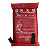 Fiberglass fire blanket fire extinguishing blanket fire certified catering kitchen household 2*2m national standard flame retardant cloth bagged 2m*2.m fire extinguishing blanket