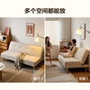 Quanyou Home Folding Bed Household Simple Modern Small Household Fabric Soft Covered Sofa Bed All-in-one Dual-Purpose 2025 New Jingcang Sparkling Moonlight White | 1.8 Meter Sofa Bed Sofa Convertible Bed | Multiple Color Options | 5-stop Adjustable