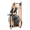 TY gym home rowing fitness equipment folding wooden rowing machine water resistance rowing machine commercial silent model solid wood color 2150*550*560MM