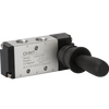 Chint pneumatic switch manual valve 4h210-08 air valve hand turn valve manual reversing valve hand plate valve 3H310-10 3H410-15+6mm connector