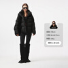 Tambor Puff Down Jacket Women's Short Hooded Silhouette Winter Warm Jacket 5530338Z Black 160