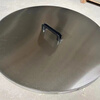Ye Yu customized thickened stainless steel large wok steamer large cover overall double-open shape hotel canteen cylinder cover top cover 85 cm tapered lid