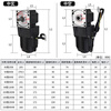 Yue Changsheng right angle speed regulating motor 220v AC adjustable speed 25 40 60 90-400W gear reduction gear box 1 to 30K (0-45 turns one minute hollow + speed regulator 100 type 180W
