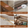 Rongjiang New Chinese Sofa Small Apartment Living Room Solid Wood Light Luxury Sofa Simple Fashion Office Reception Three-Seater Sofa