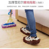 Caterpillar mop, chenille mop special replacement cloth, thickened caterpillar replacement cloth, elastic band, washable household general purpose, random color, only the cloth head does not have a pole, thickened long-haired cloth cover 38x13cm, two pieces