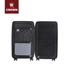CROWN suitcase password trolley case large capacity universal wheel student suitcase CF2021H graphite black 25 inches