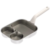 Deming three-in-one pan household breakfast pan omelette pancake non-stick pan three-hole egg burger pan fried steak
