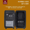 CROWN suitcase password trolley case large capacity universal wheel student suitcase CF2021H graphite black 25 inches